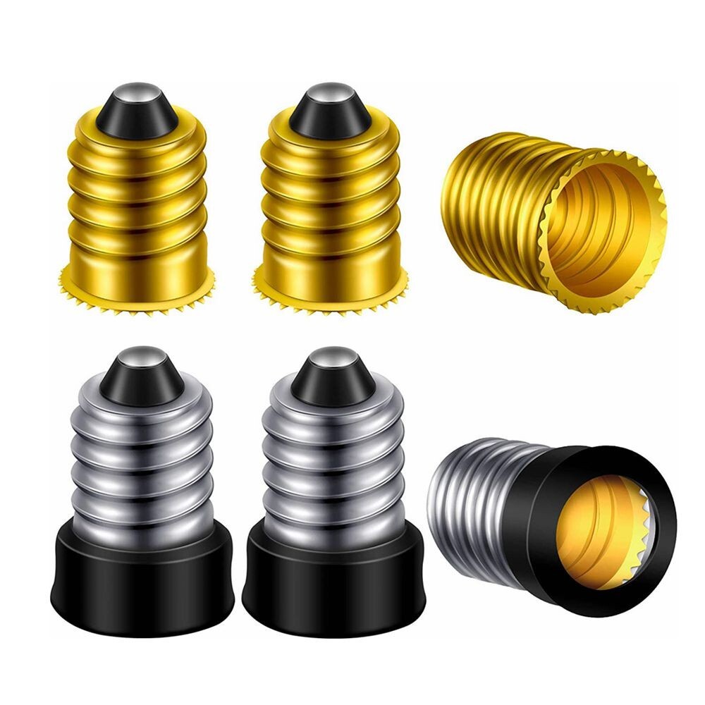 6x E14 to E12 Adapter Converter Lamp Candelabra Screw Base Socket Reducer N909