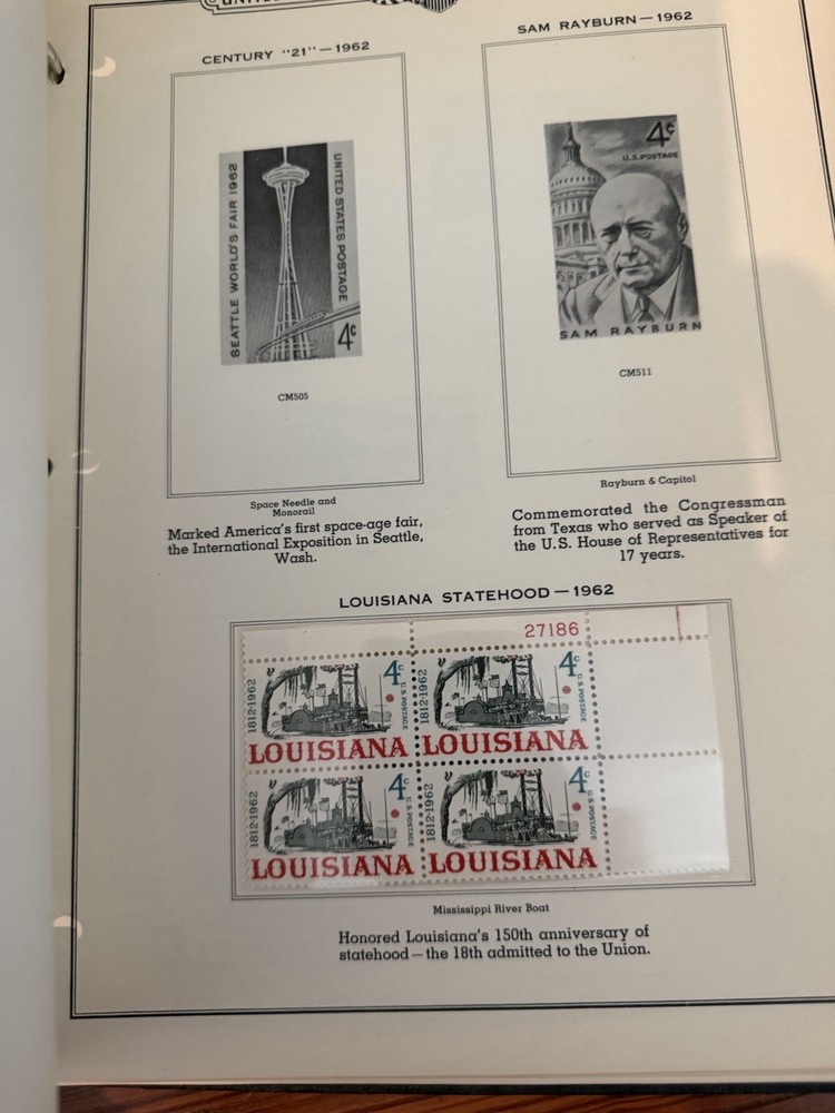 Minkus Publications American Plate Block Album Vol III 1951-1960 with 75 Blocks