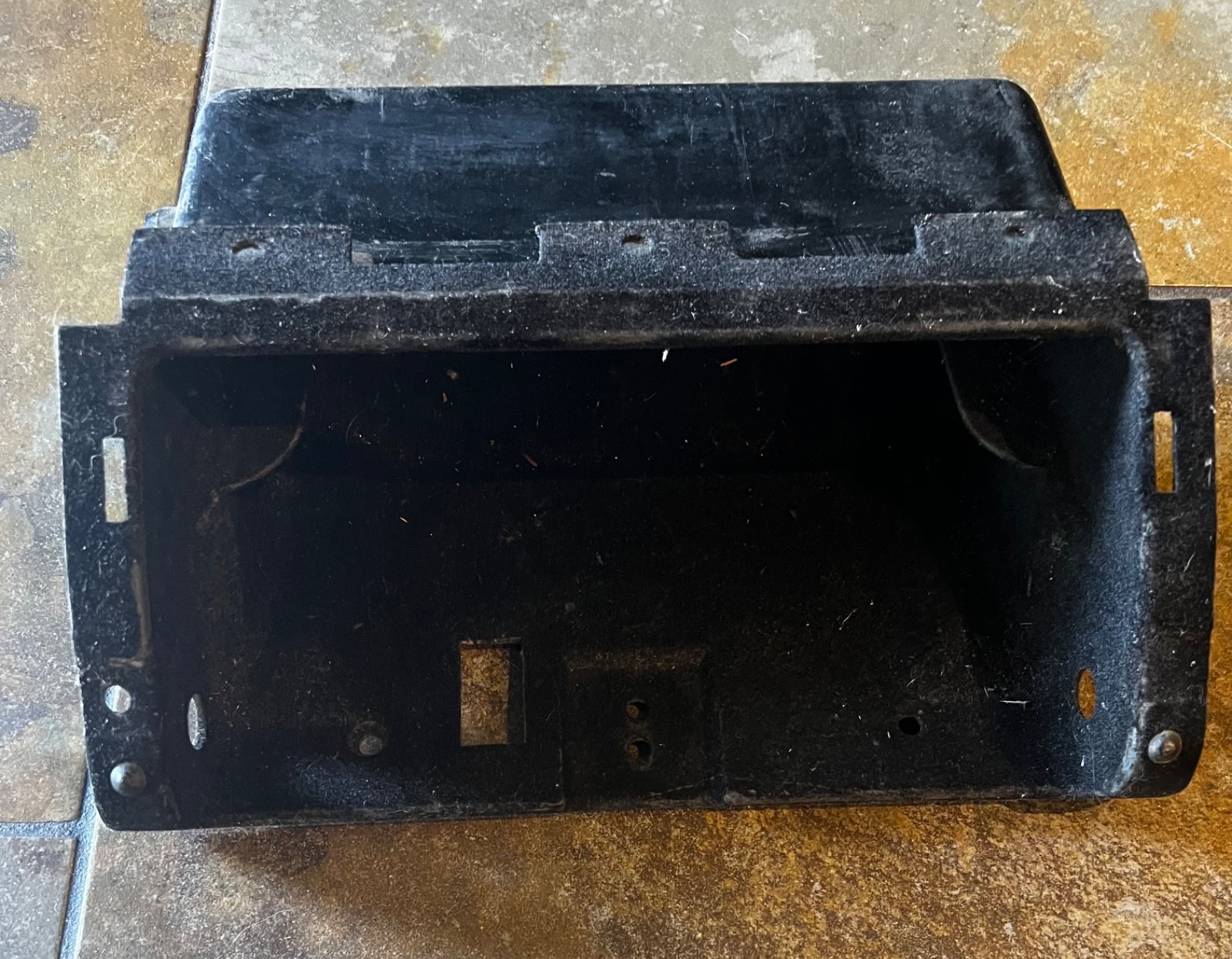 1979-1986 Porsche 928 Glove Box with Black Leather Door