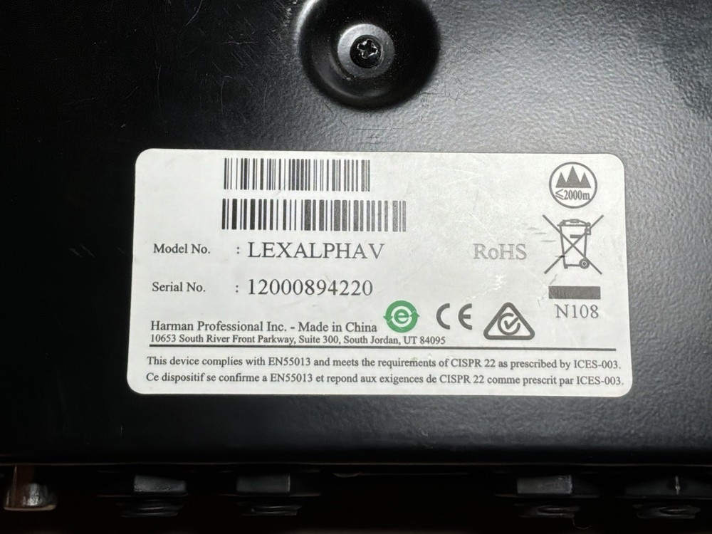 Lexicon Alpha Multi-Channel Desktop Recording Studio LEXALPHAV | Device Only