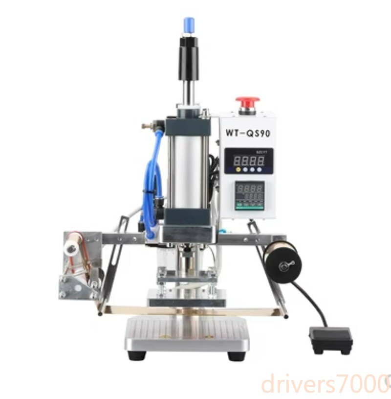 Pneumatic Bronzing Machine Leather Hot Foil Stamping Machine Leather Estampadora