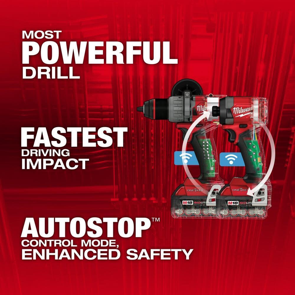 Milwaukee M18 Fuel 2 Tool Combo Kit With One-Key