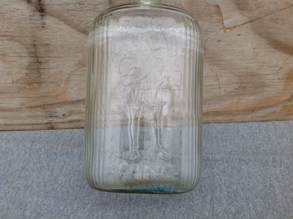 Guild Wine Embossed Glass Bottle
