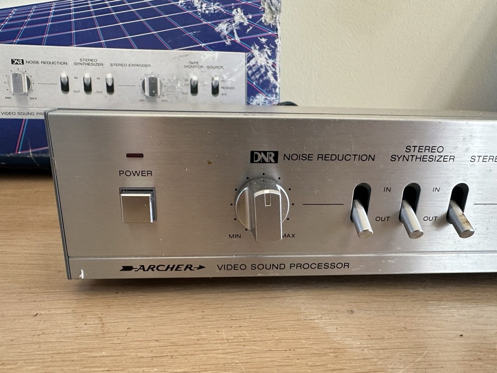 Archer Video Processor Model 15-1272A Radioshack Analog VHS Enhancer Untested
