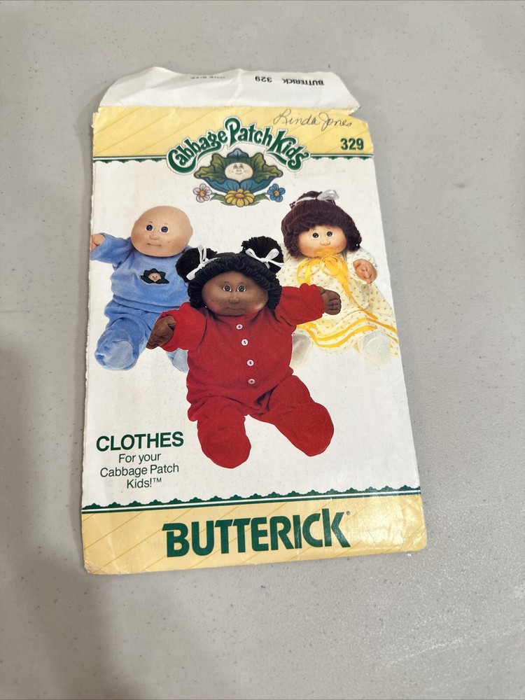 11 Vintage Cabbage Patch Clothing Patterns Including Child and Doll Matching
