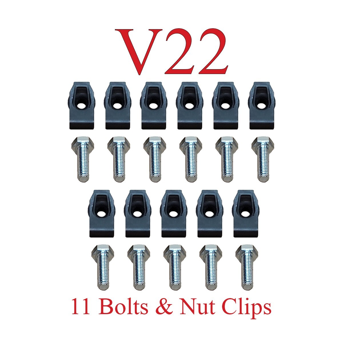 22Pc Hardware 88 98 Chevy Lower Bumper Valance  GMC Truck, SUV Tahoe Suburban