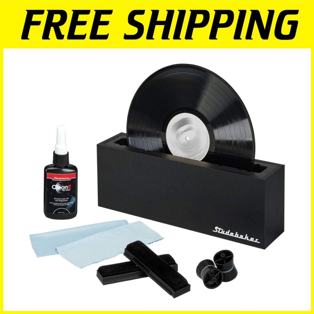 Professional Vinyl Cleaner with Dual Brushes