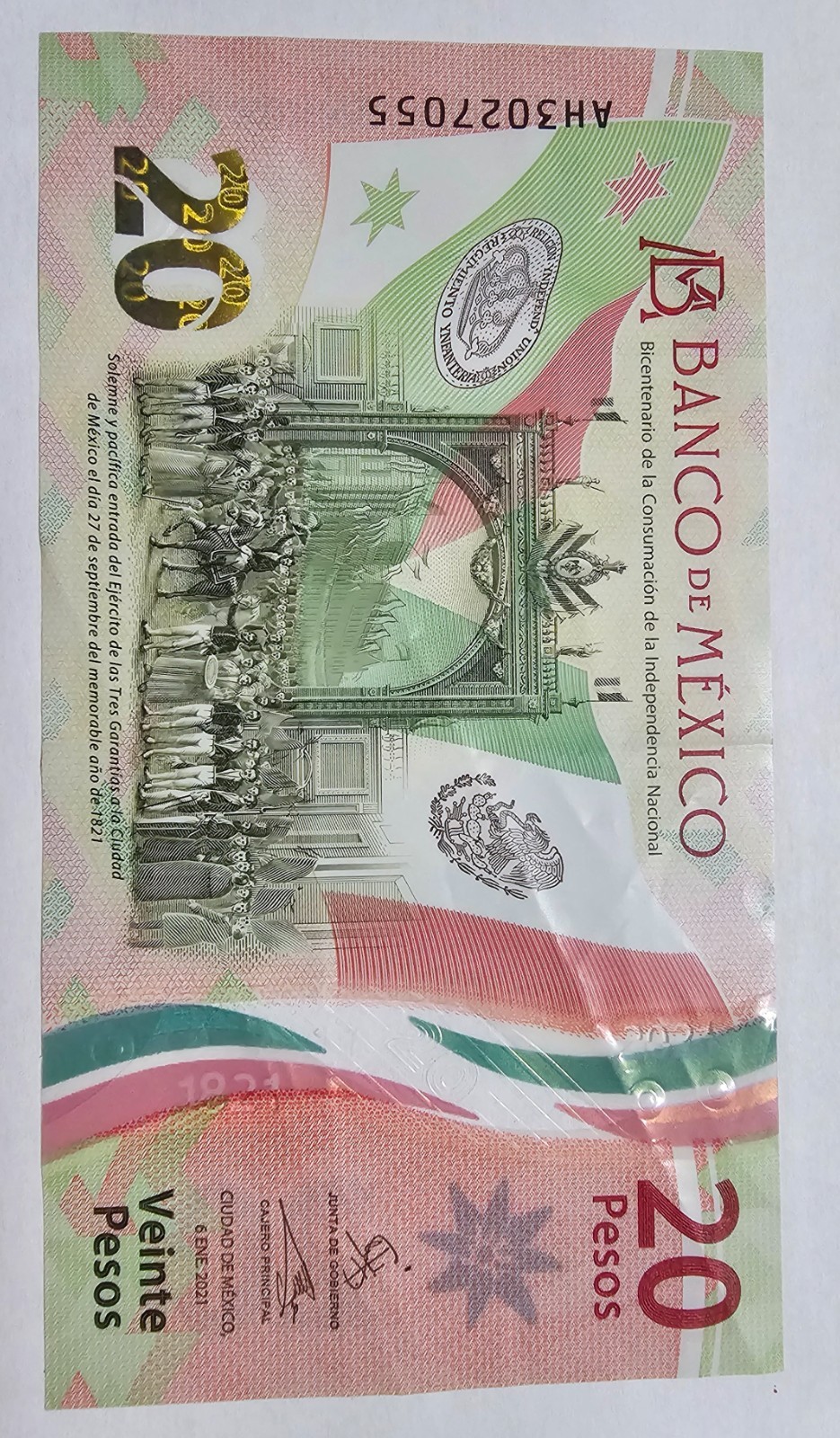 LOT OF 11 MIX BANKNOTE MEXICO 1998,1999,2018,2019,2021,2022.