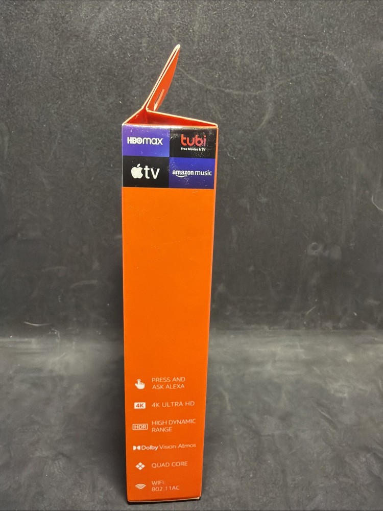 Amazon Fire 4K HDR Streaming Media Player - Black