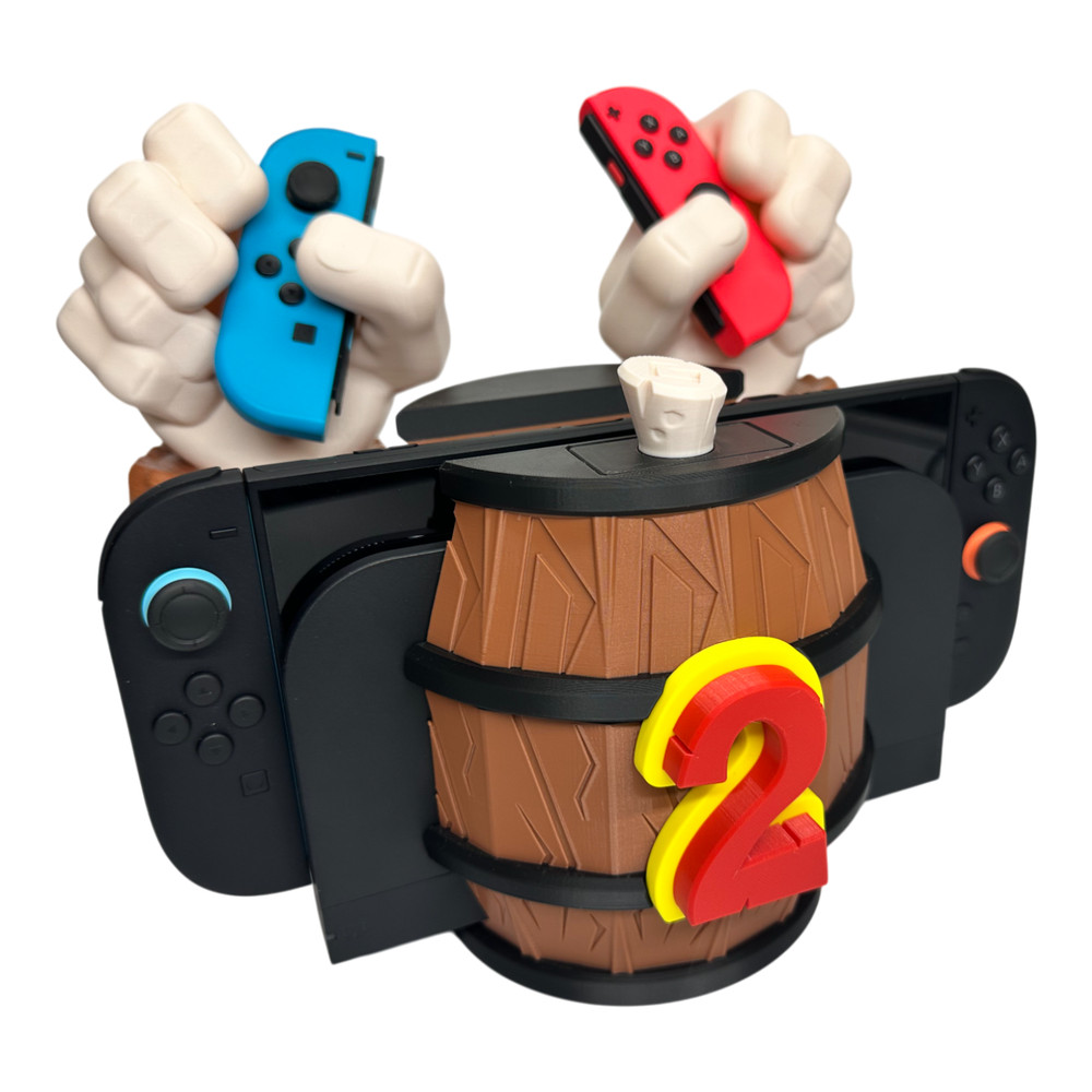 Barrel Grip Stand for Nintendo Switch 1 & 2 – Console Stand Docking Stations