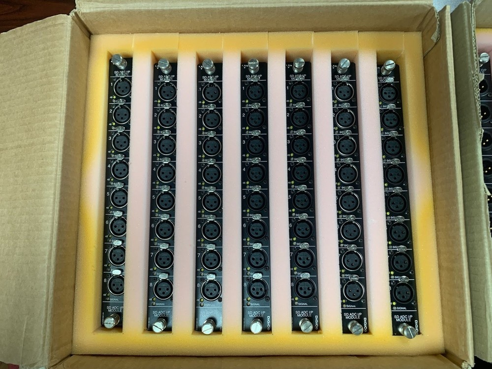 Digico 8 Analog Mic/Line Input Card , MOD-SDR-ADC , SD Series , 24 Bit