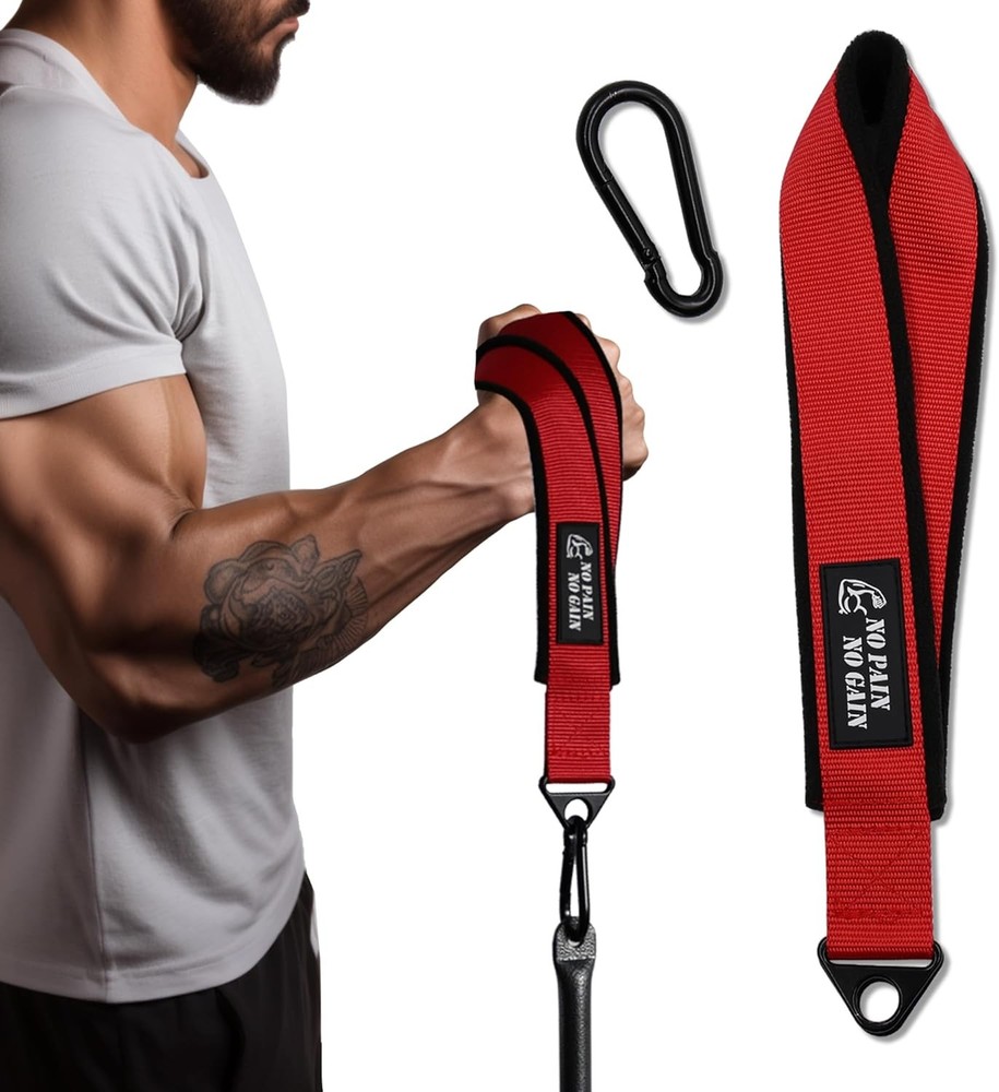 Arm Wrestling Training Strap Belt red strap only (not include loading pin)
