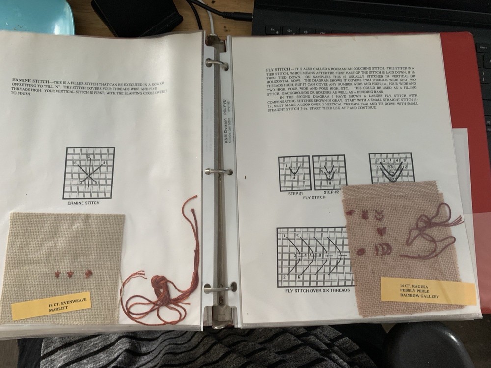 Cross Stitch Sampler Stitches Resource Book Vol One