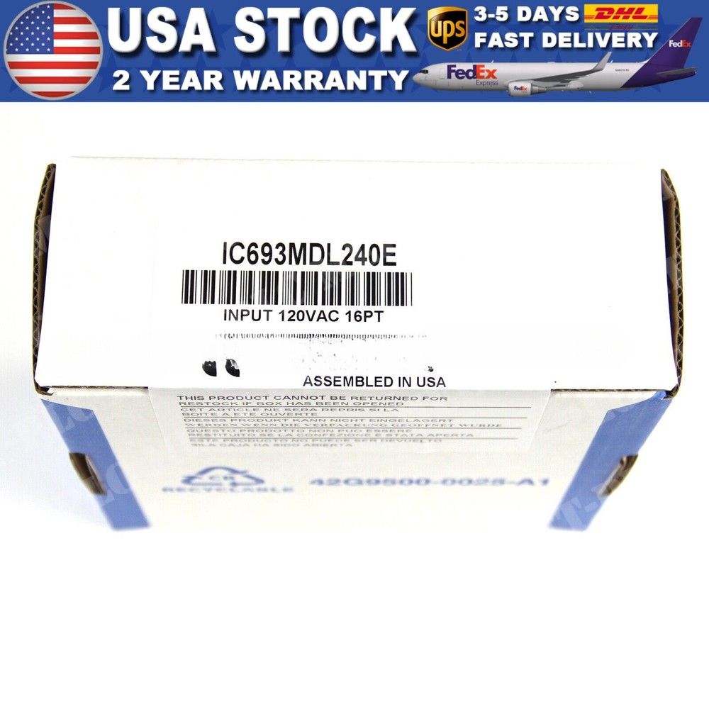 NEW GE FANUC INPUT MODULE IC693MDL240E