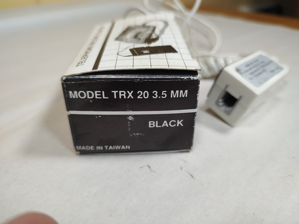 Vec Telephone Record Coupler Model TRX-20 3.5mm Tested Working