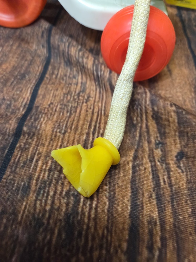 1967 Vintage Kusan “Cyclin' Sam” Bug Pull Toy