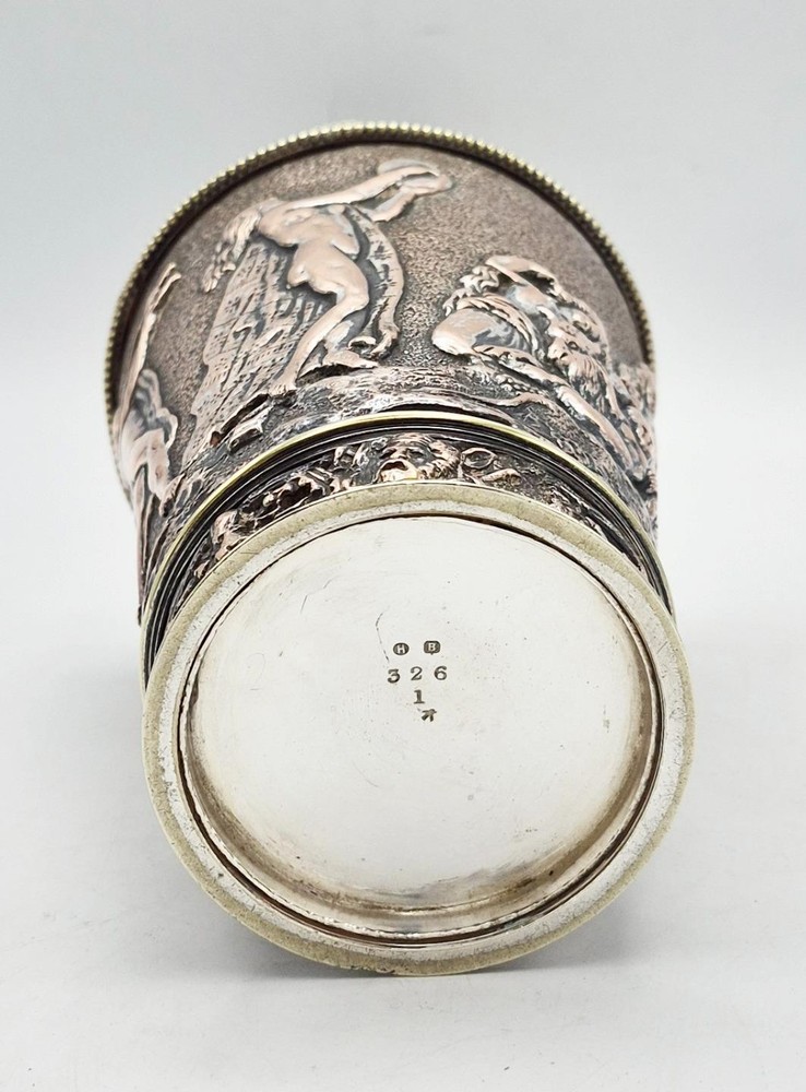 FINE VICTORIAN SILVER PLATED NEOCLASSICAL ELECTROTYPE WINE EWER c1890