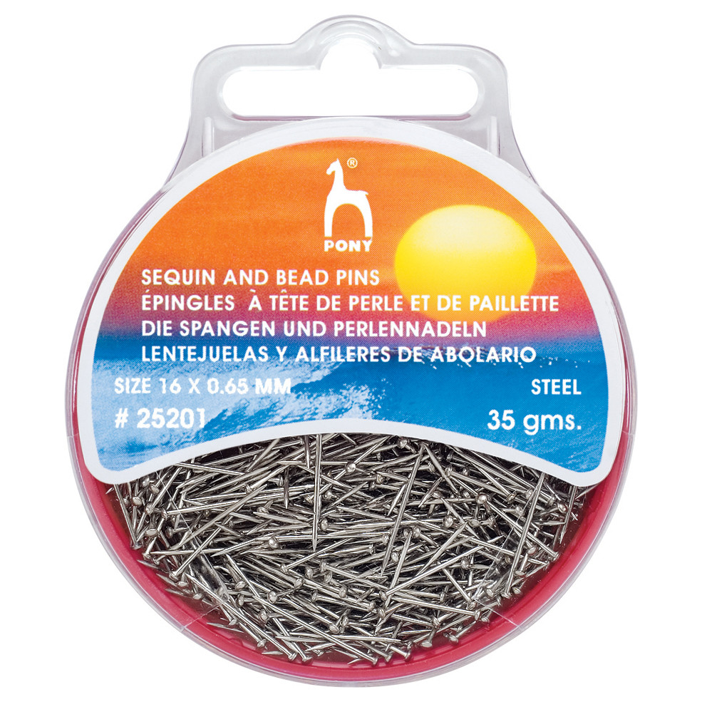 Pony Sequin/Bead Pins 16mm