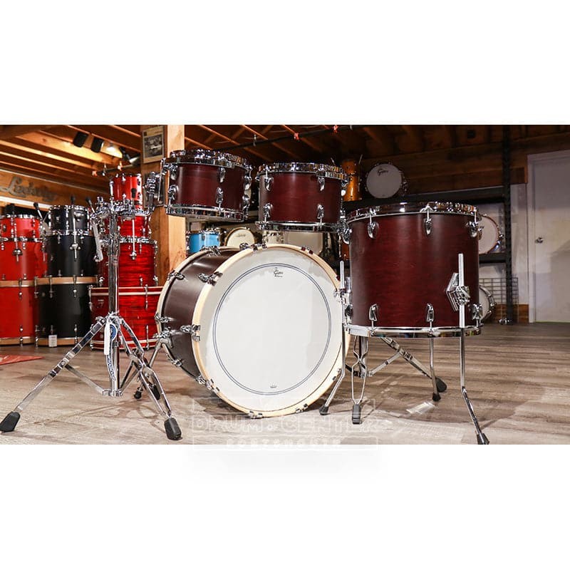 Gretsch Brooklyn 4pc Euro Drum Set Satin Walnut