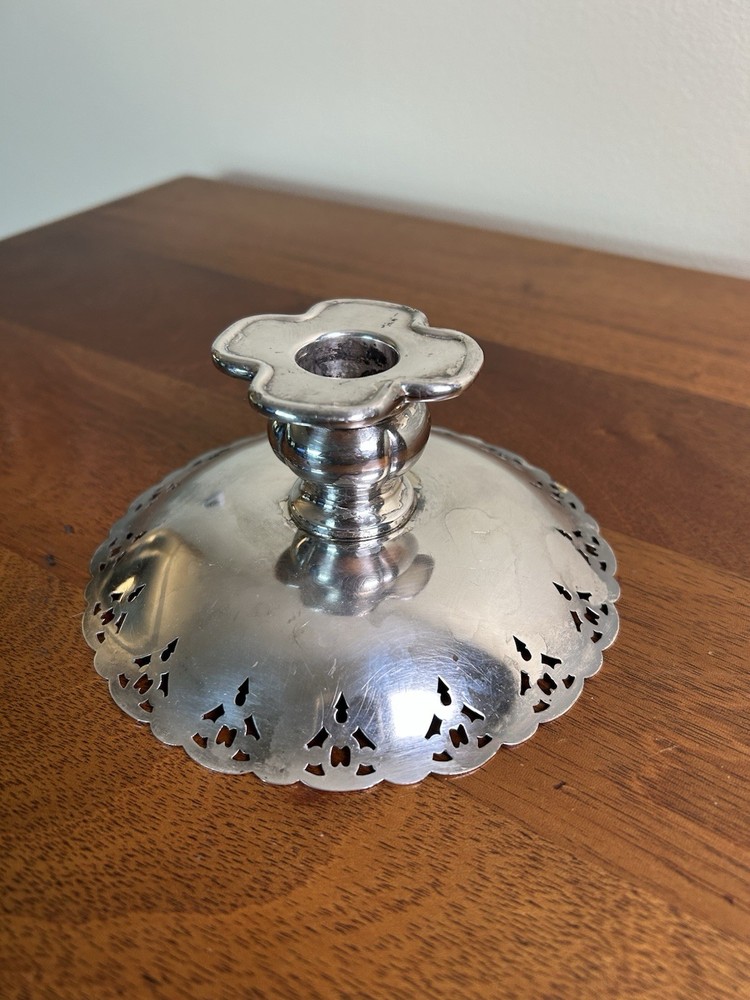 Silver plate pedestal Dish