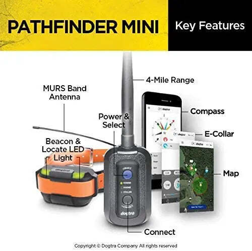 Dogtra Pathfinder Mini Extra E-Collar Orange