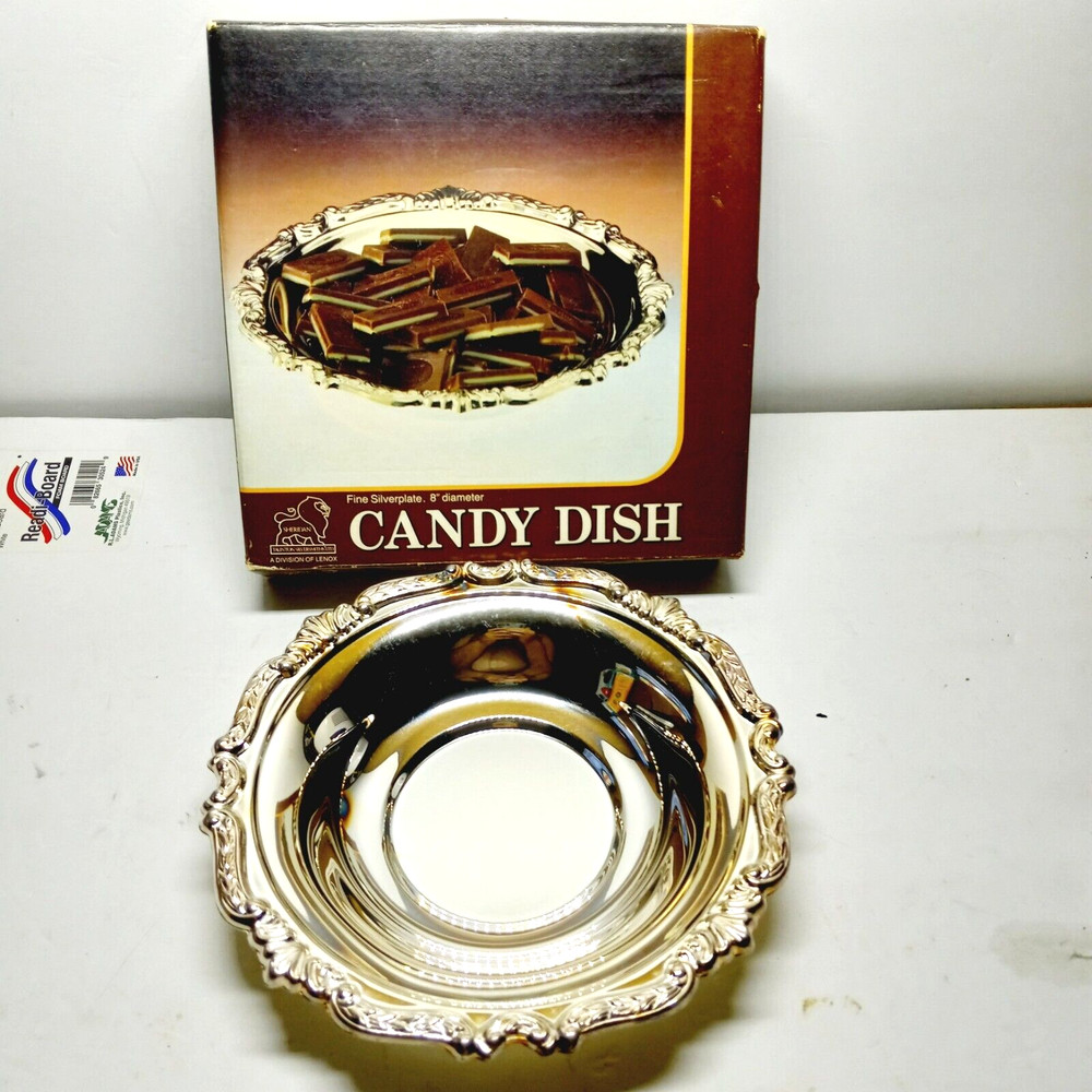 Fine Silverplate 8" Candy Dish Taunton Silversmith LTD (New Old Stock)