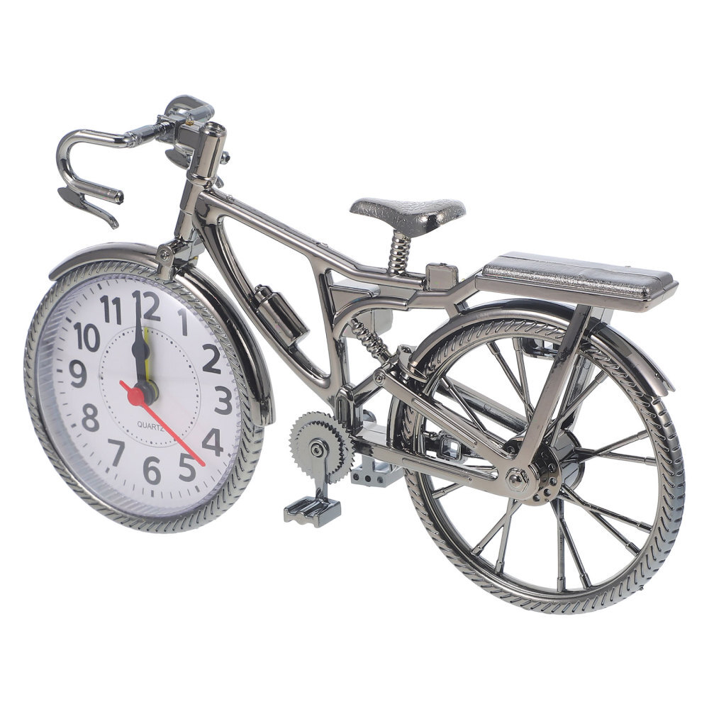 Bicycle Alarm Clock Retro Creative Clock Desktop Vintage Clock Desktop Decor