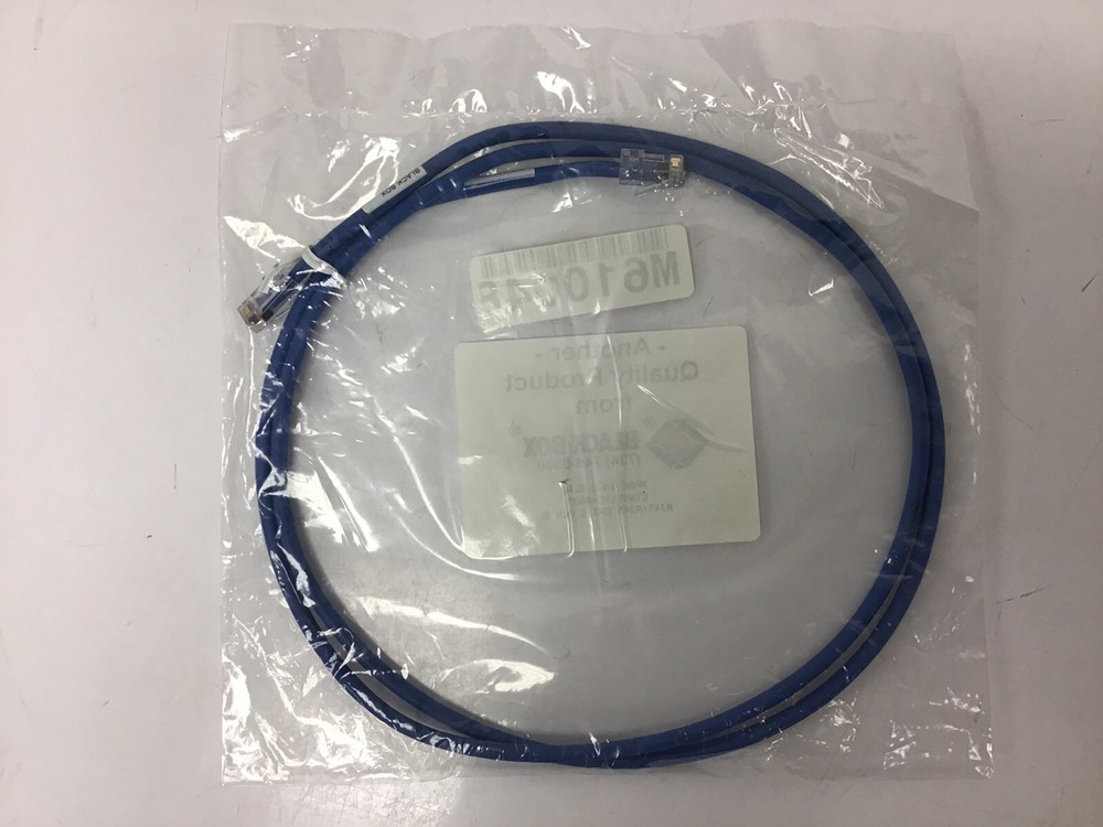 NEW Black box EYN911MS-0005 CAT6 Solid Conductor Plenum Cable Blue 5-Feet 1.5M