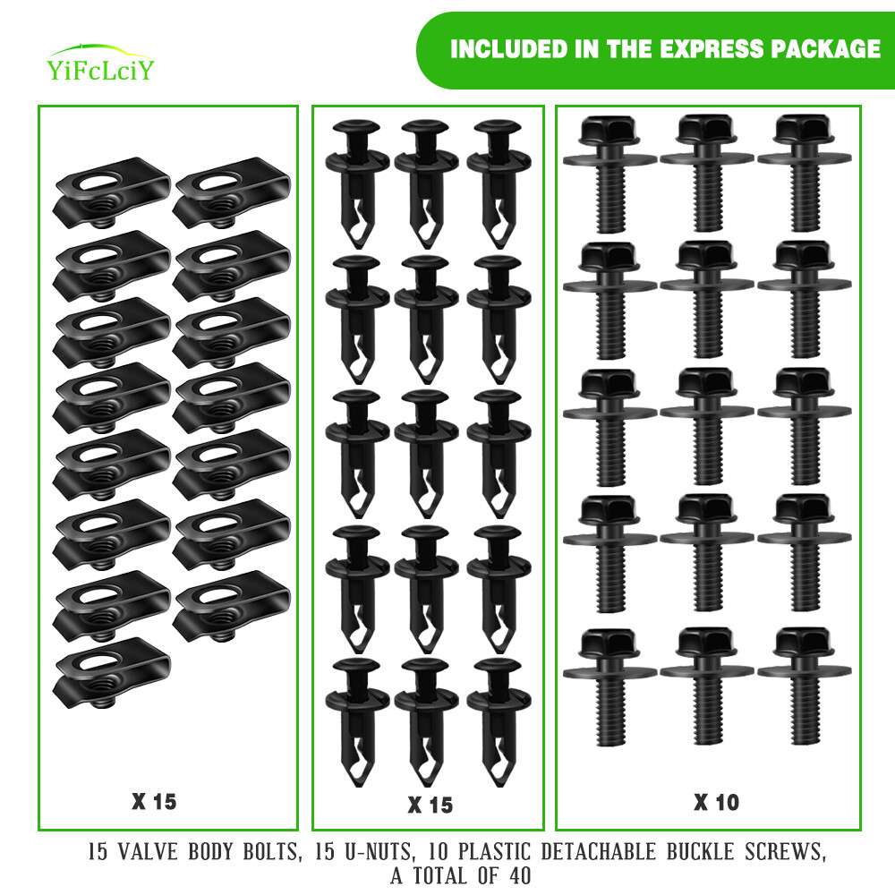 40pcs For Hyundai Elantra Body Bolts Unut Clips Engine Under Cover Splash Shield