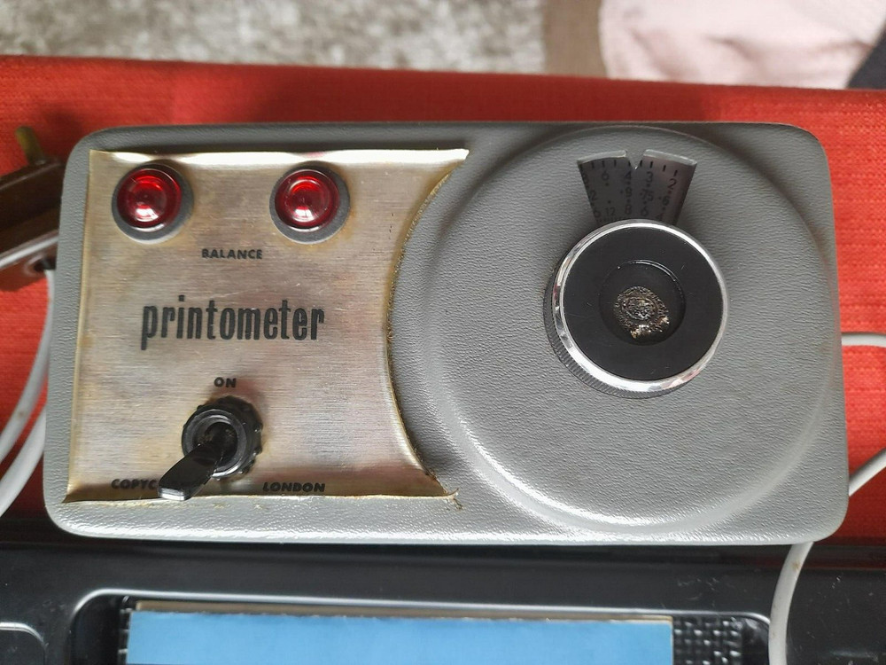 Rare Vintage Printometer Copycat Ltd Darkroom Equipment Untested & Instructions