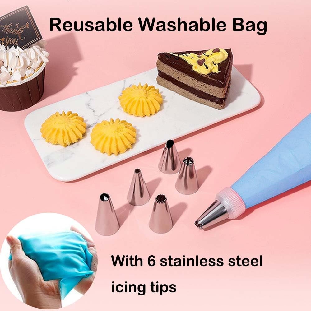 6 Cupcake Corers and Filler Tool Set Cake Digging Hole Maker Pastry Cupcake Core