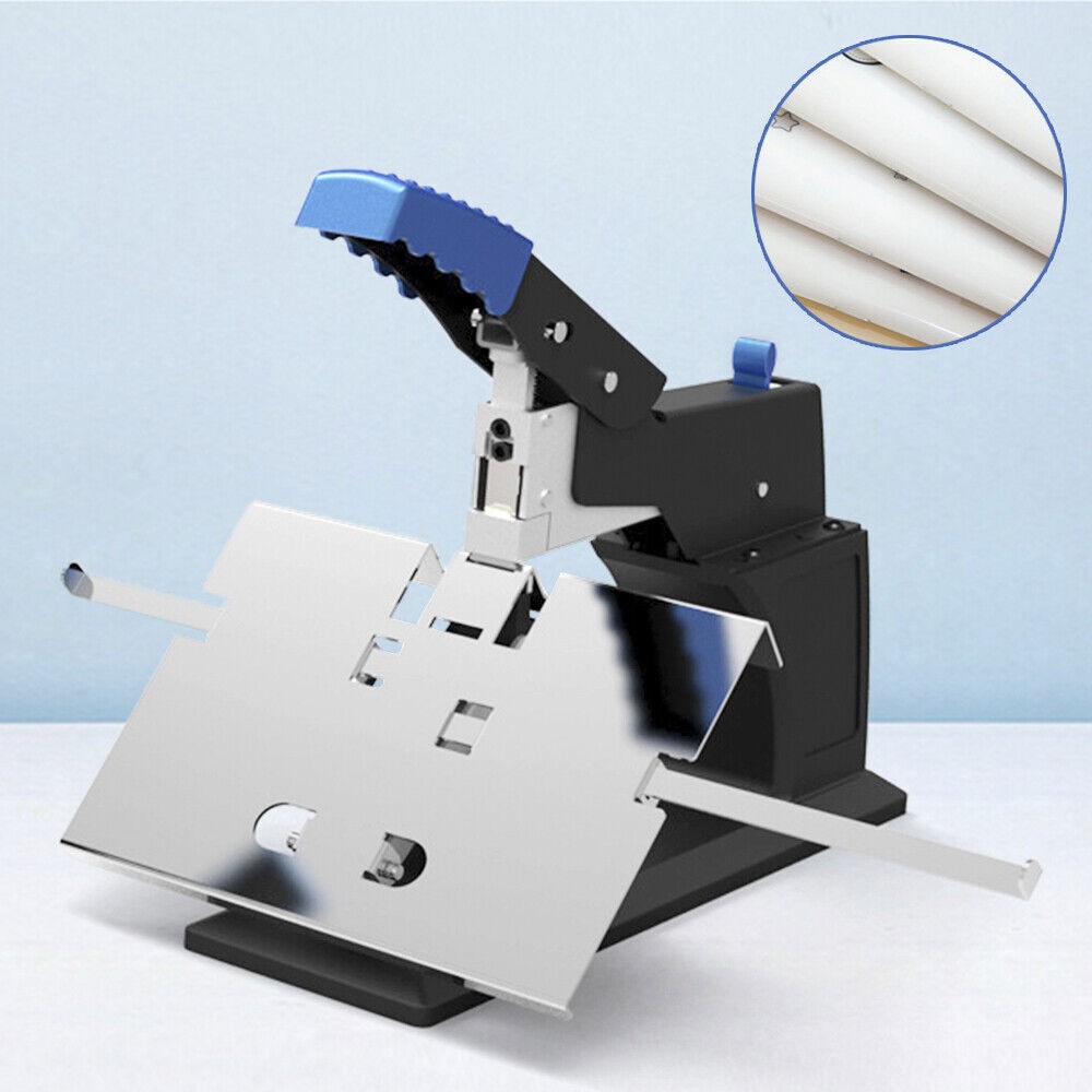 A3 Manual Flat Saddle Stitching Dual Stapler Binder Book Binding Machine 6.5mm