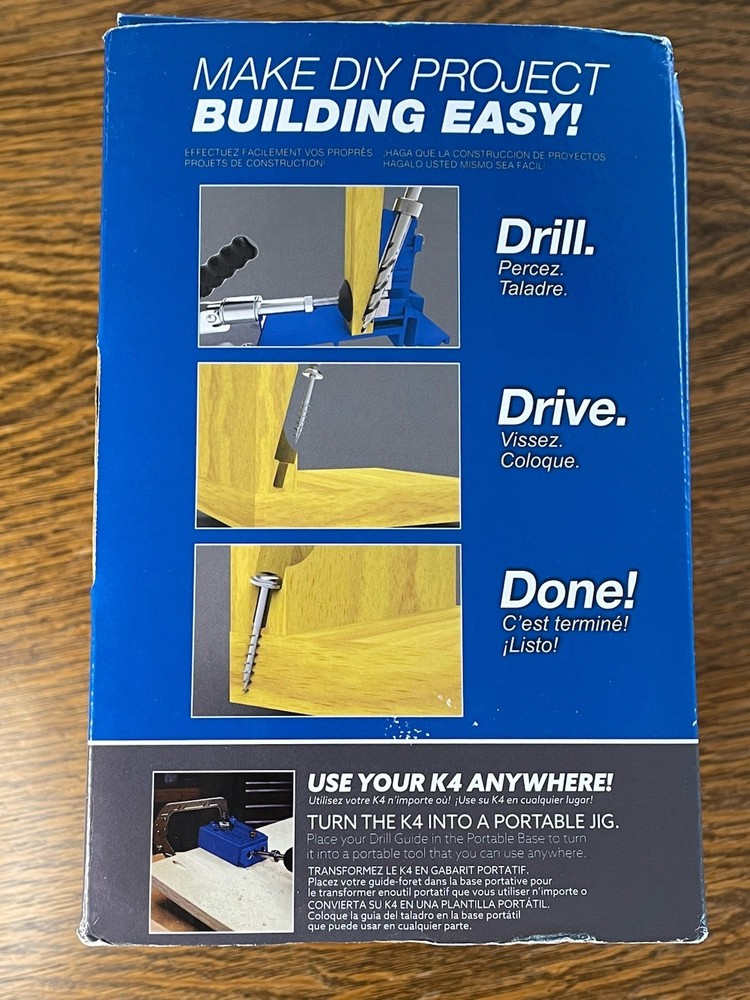 Kreg K4MS Jig Master System BONUS FREE TOOLS Mini Jig, Screw Kit, MULTI-MARK
