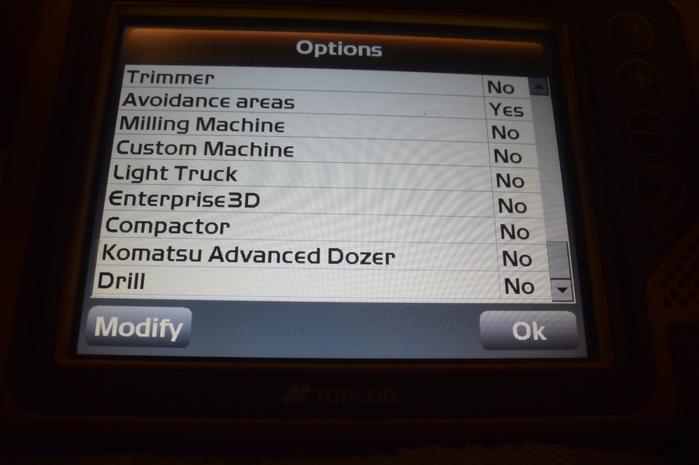 Topcon SmartGrade Control Panel Model GX-55 MANY OPTIONS #233