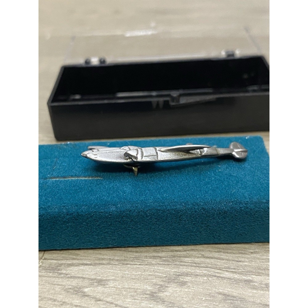 Pewter Lockheed P-38 Lightning Aircraft Lapel Pin