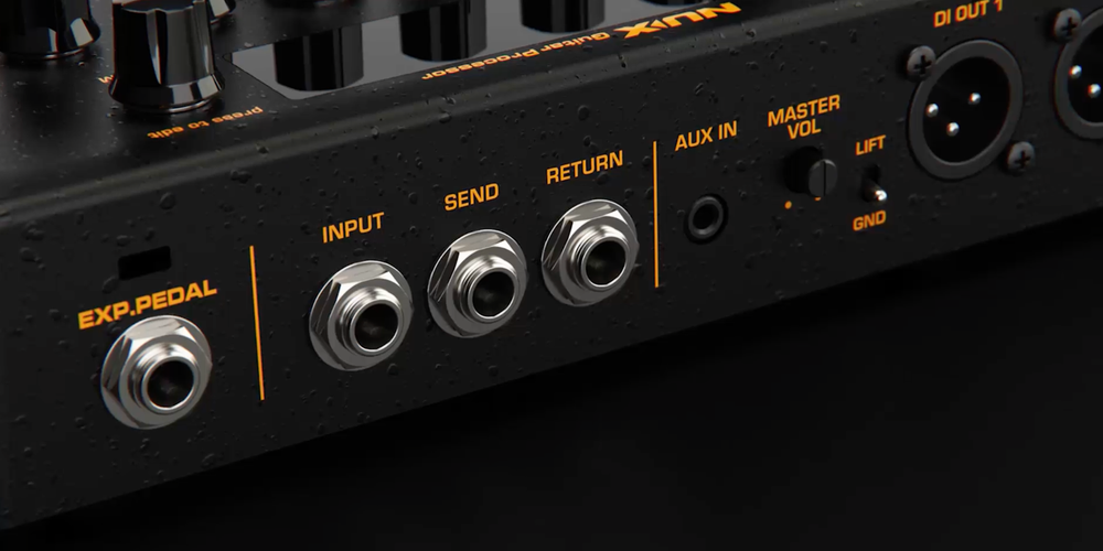 NuX Trident NME-5 Guitar Amp Modeler + Effects Processor Pedal. New!