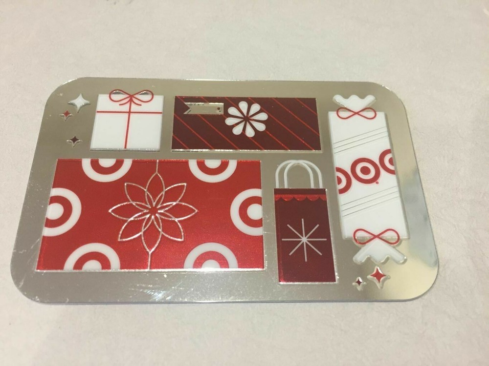 TARGET Assorted Gift Boxes ( 2010 ) Foil Gift Card ( $0 ) V2