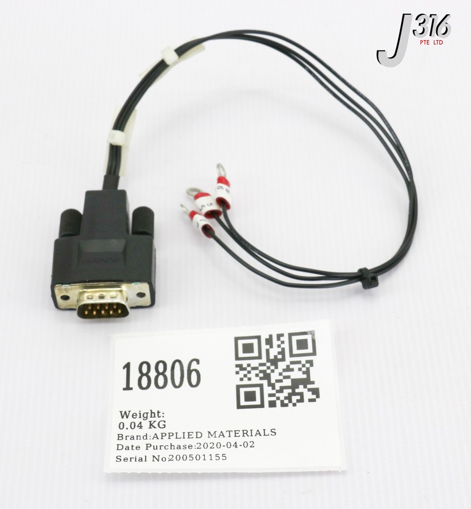 18806 APPLIED MATERIALS CABLE ASSY, 35CM 0140-04791