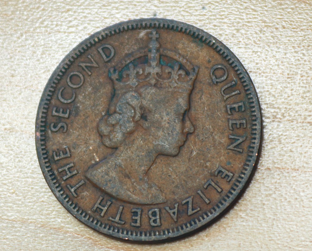 1955 East Caribbean States 1 Cent