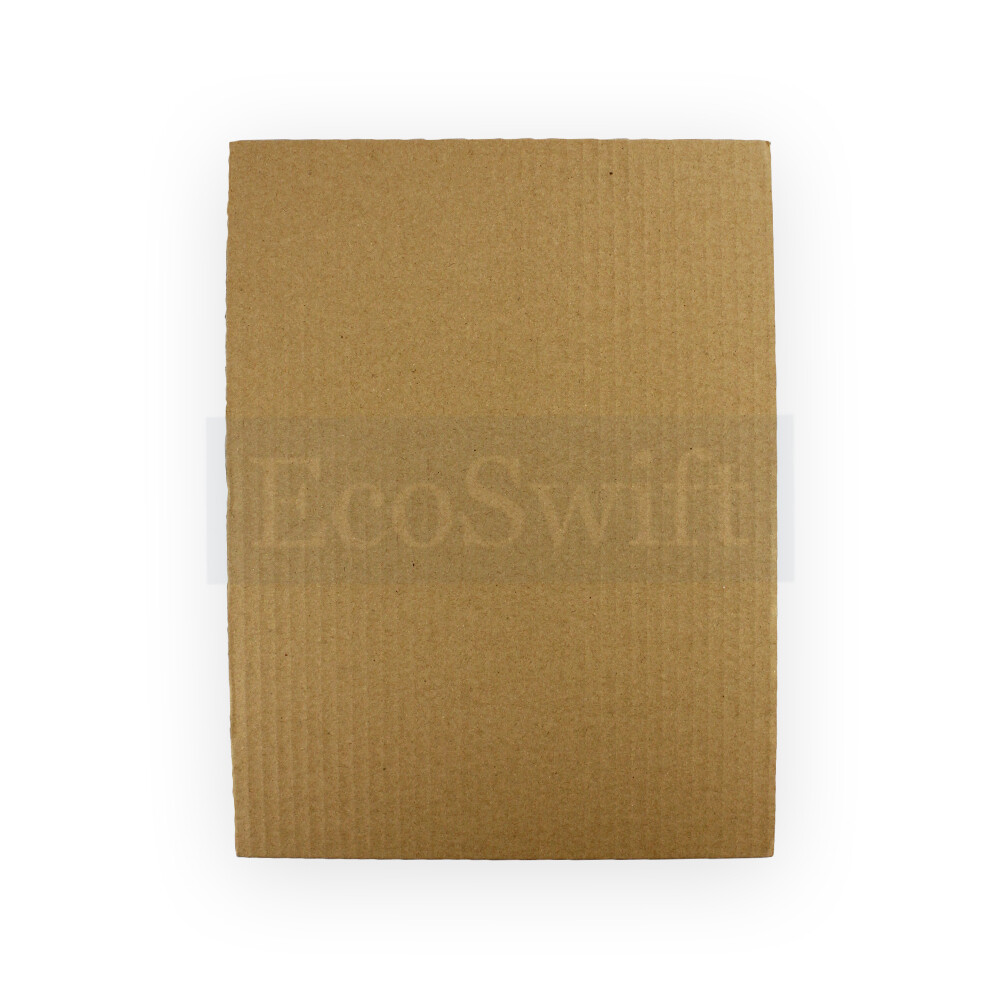 175 11 x 14 EcoSwift Corrugated Cardboard Pads Inserts Sheet 23 ECT 1/8" Thick