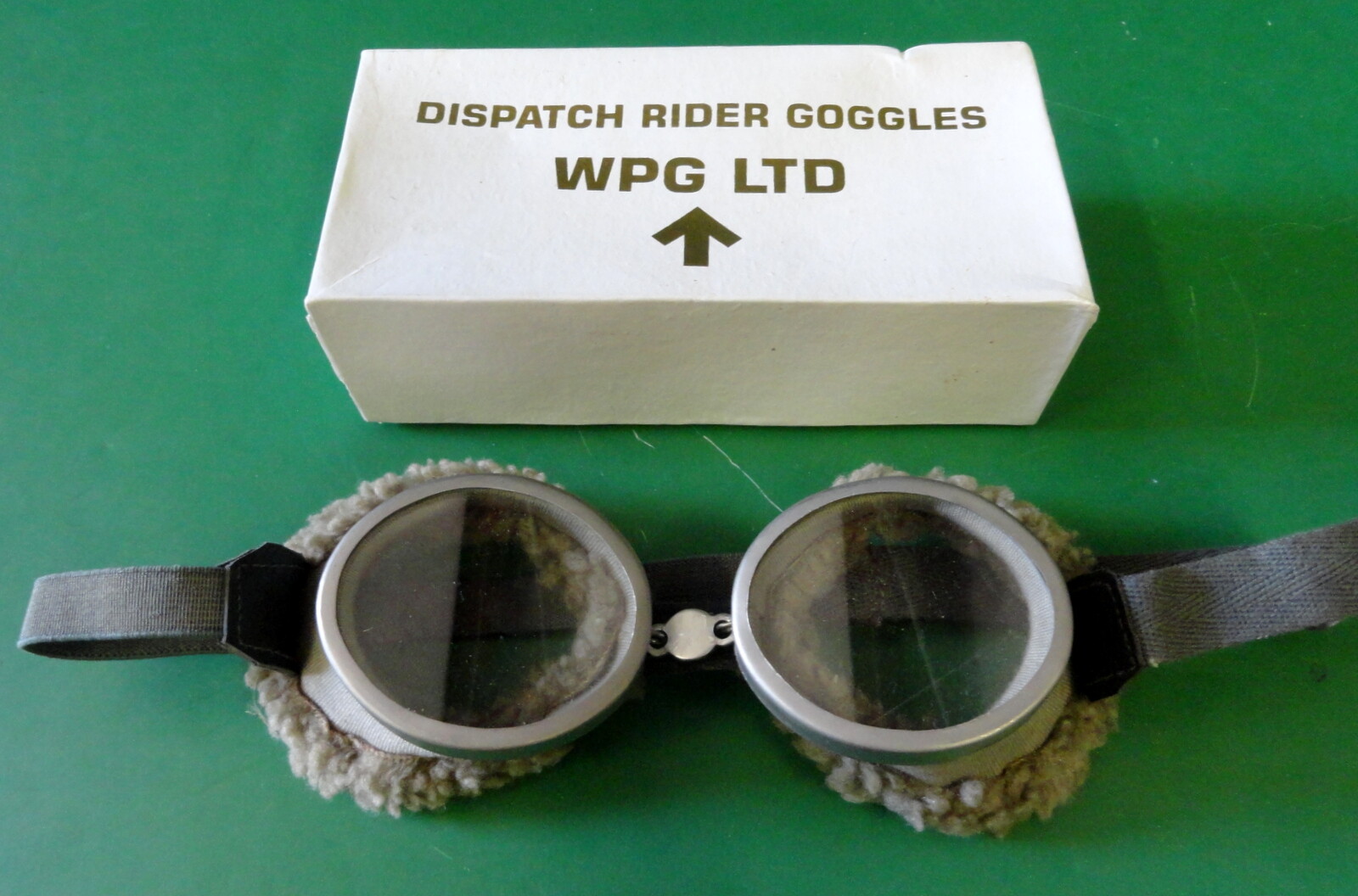 BRITISH DISPATCH RIDER GOGGLES NEW IN BOX