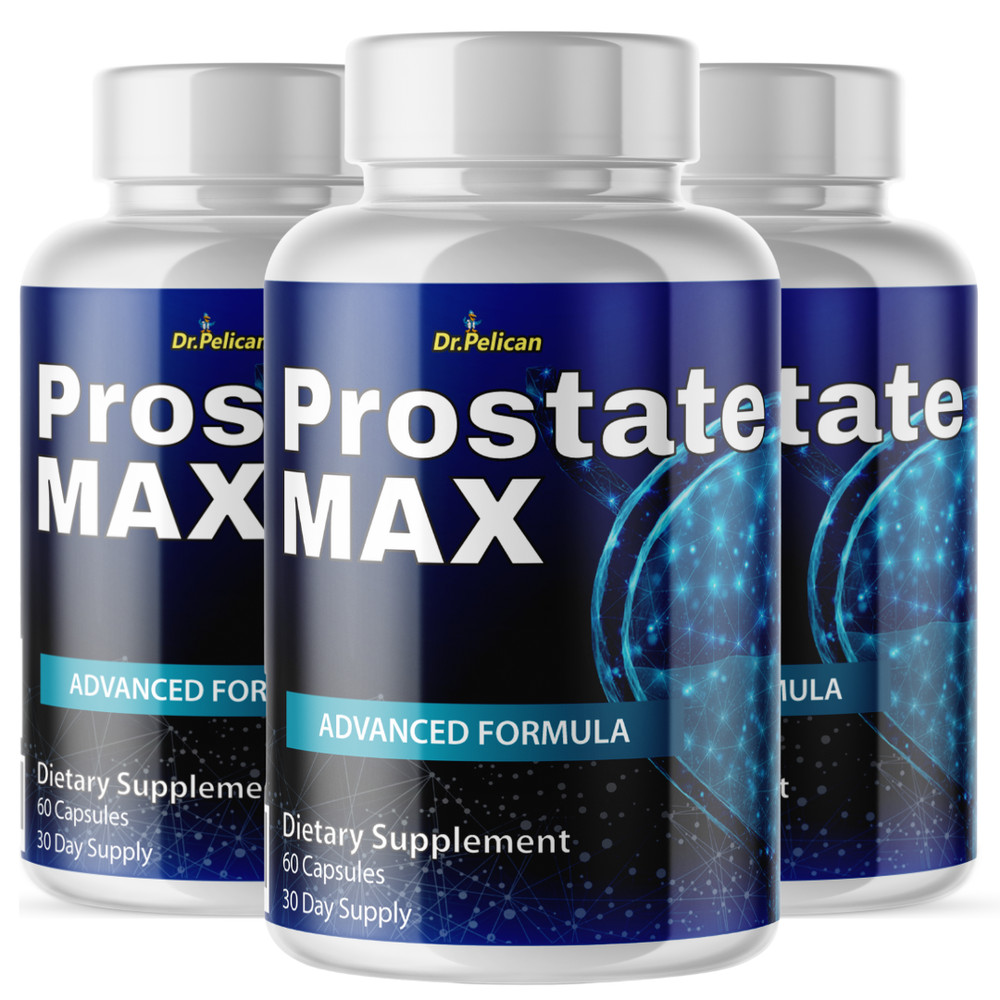 Prostate Max- Prostate Support- 3 Bottles- 180 Capsules