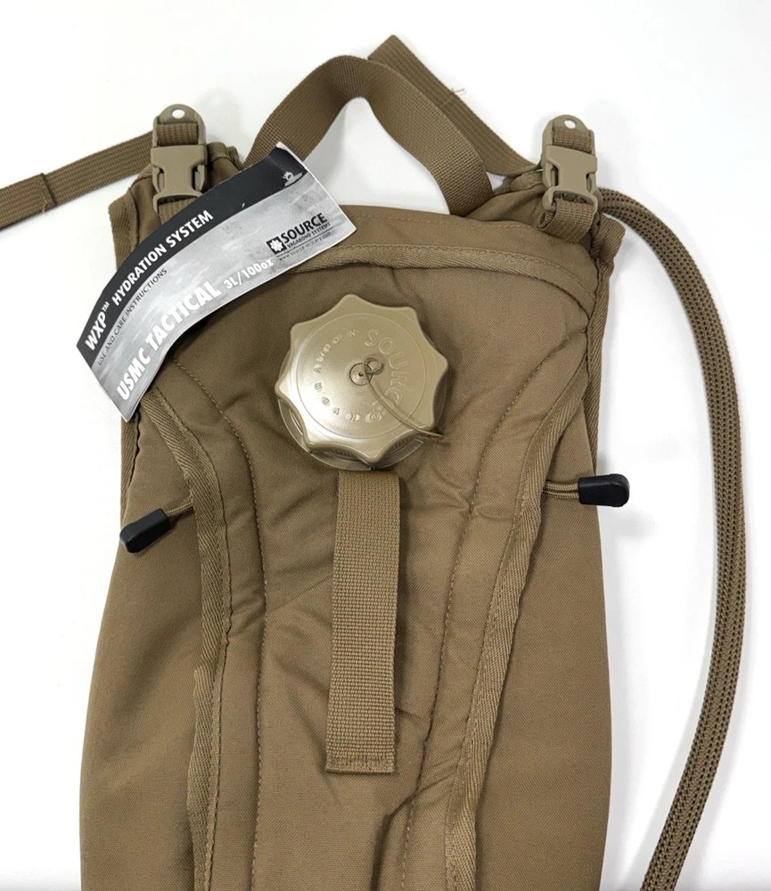 NEW USMC Tactical SOURCE WXP 3L / 100oz Hydration System Pack w/ No Bite Valve