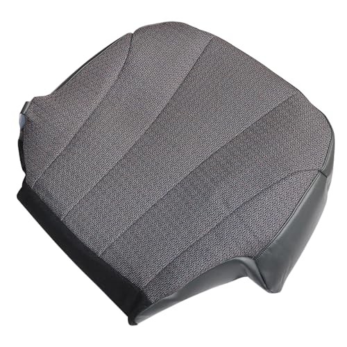 Front Driver Side Bottom Replacement Seat Cover Cloth Dark Gray Compatible