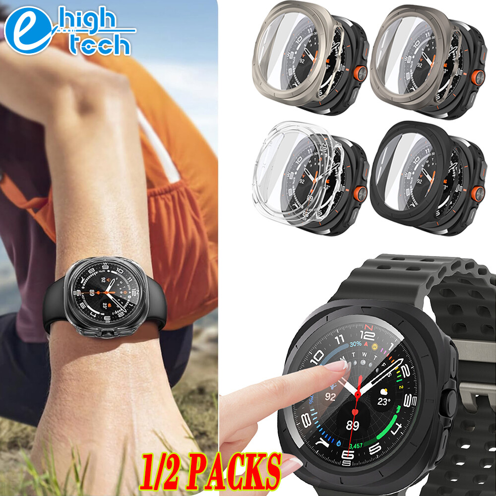 Hard PC Case Screen Protector Full Coverage For Samsung Galaxy Watch Ultra 47mm