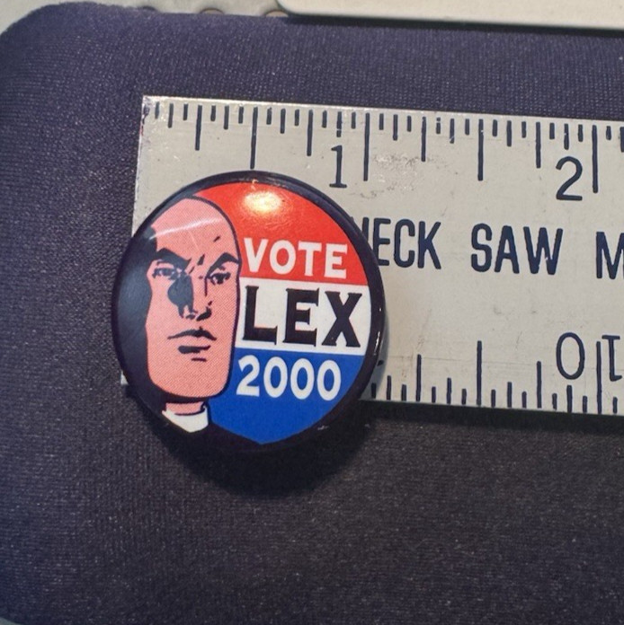 DC Comics Vote Lex 2000 Mini Button Pin