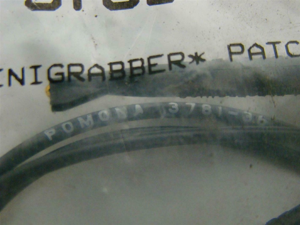 Pomona Mini Grabber Patch Cord 3781-36-0