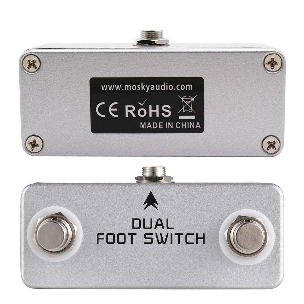 MOSKYAUDIO Dual Footswitch Amp Channel Footswitch Locking Function F7U5