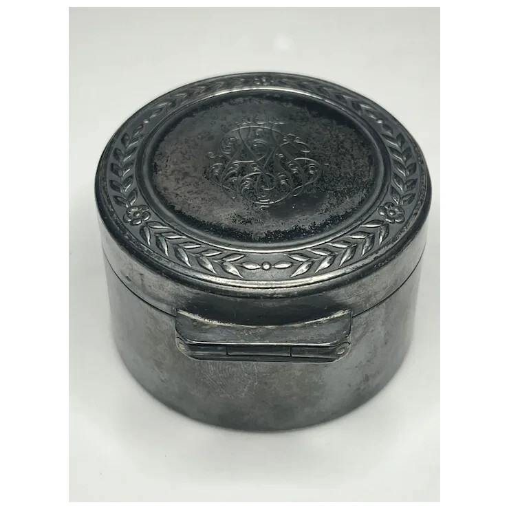 Vintage Sterling Silver Keepsake Box with Engraving