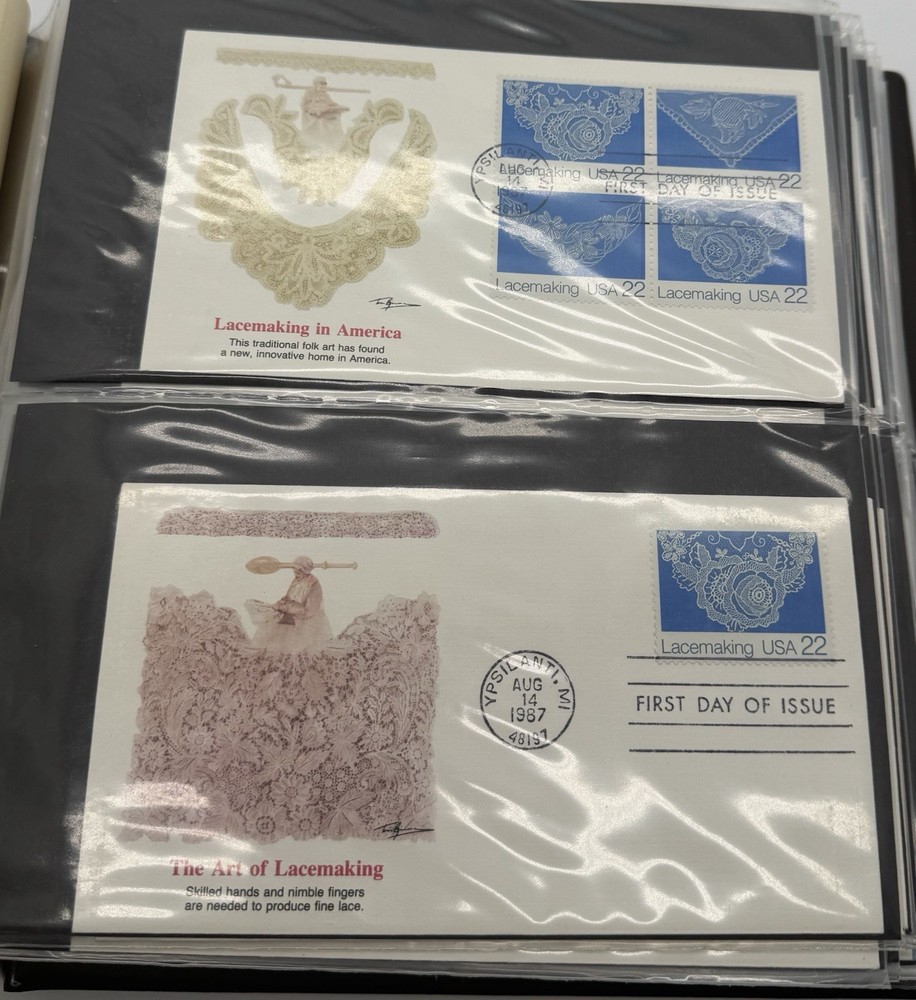 Commemorative First Day Issue Envelope/Postcard Collection Book ￼